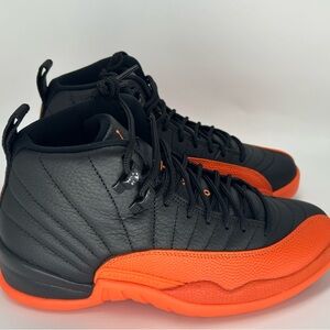 New WMNS Air Jordan 12 Retro WNBA Sneaker Black Orange Style FD9101-081